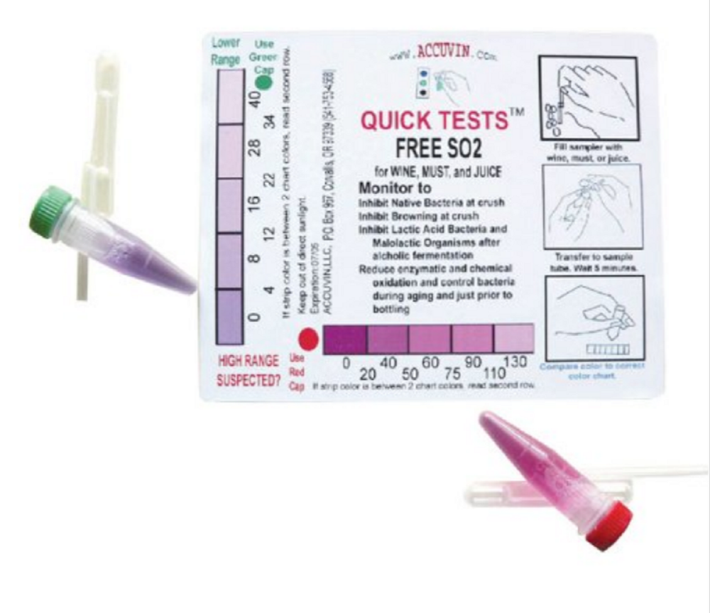 Free SO2 Test Kit
