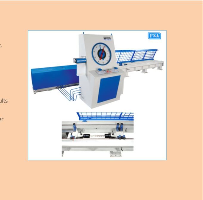 Analogue Horizontal Chain Rope Testing Machine
