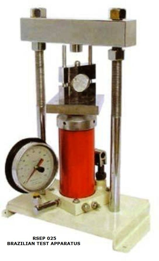 Mild Steel Rajco Brazilian Test Apparatus, For Laboratory