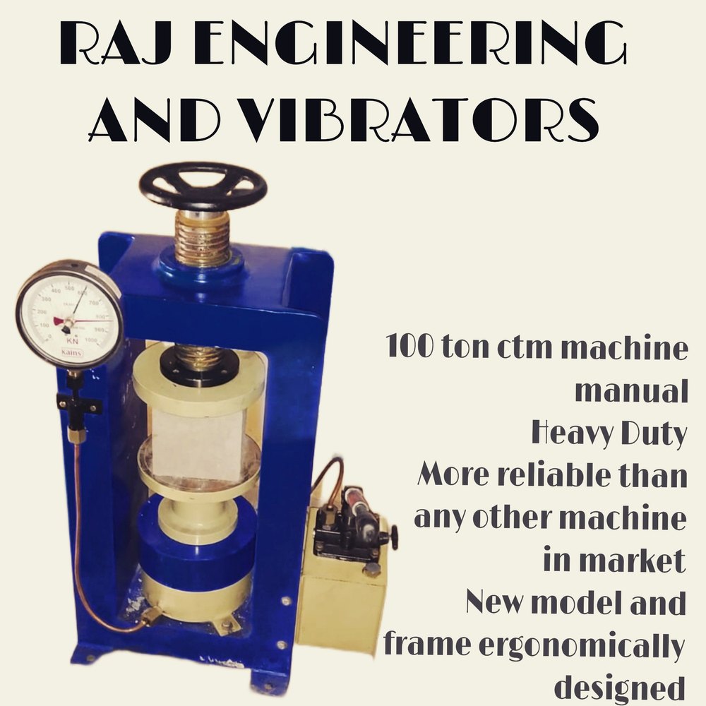 LABLINE Hydraulic Cube Testing Machine, Model Name/Number: Rev-ctm1000, Packing Type: Wooden Case