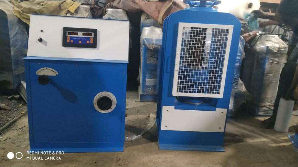 Analog Compression Cube Testing Machine 2000kn Channel Model-, Packaging Type: Wooden