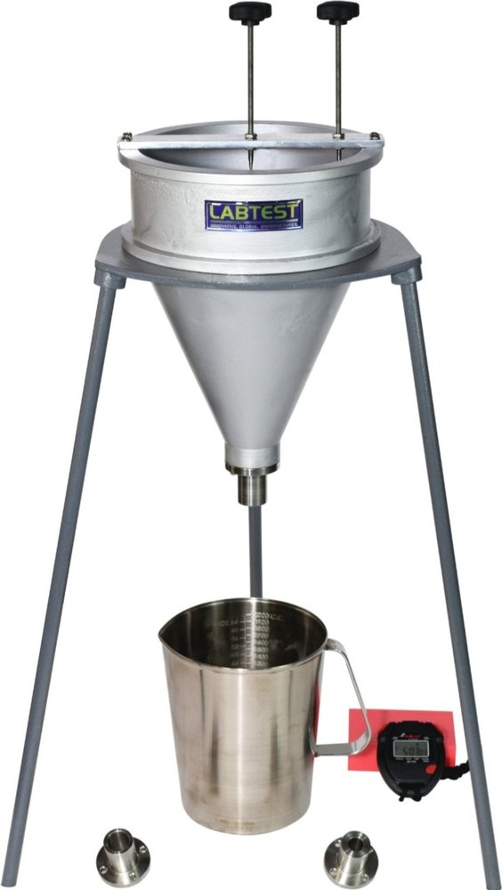 CAST ALUMINUM Grout Flow Cone Test, Size: 1.725 Liter, Capacity: 1.725 Litres