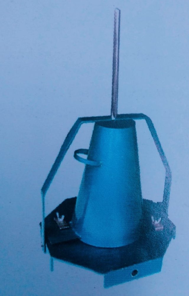 Sample Mild Steel Slump Test Apparatus, Size: 16*60cm Long, Manual