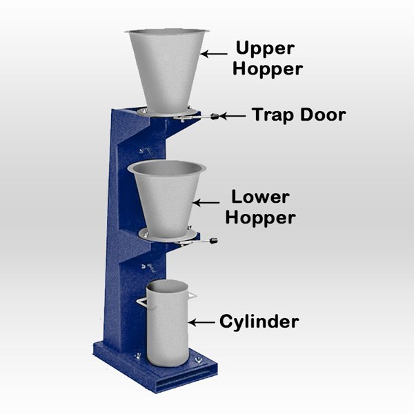 Mild Steel Polisd Compaction Factor Test, For lab equpment