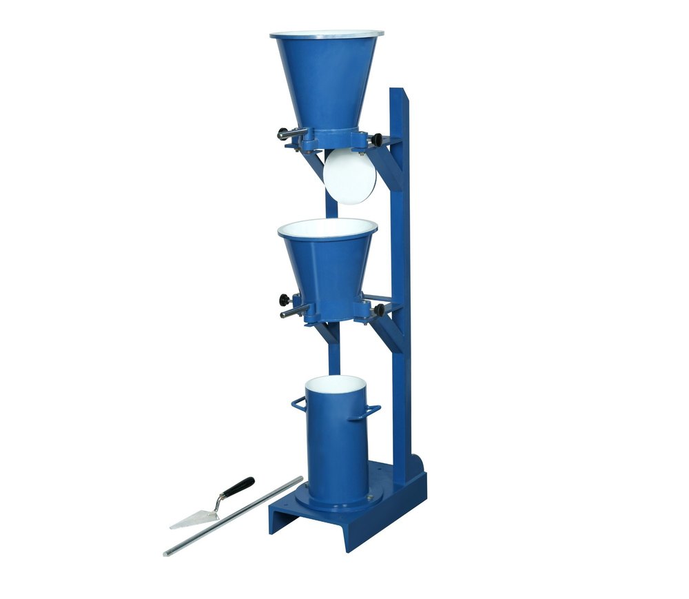 Mild Steel English Compaction Factor Apparatus SWCFA001, For Cement Plant