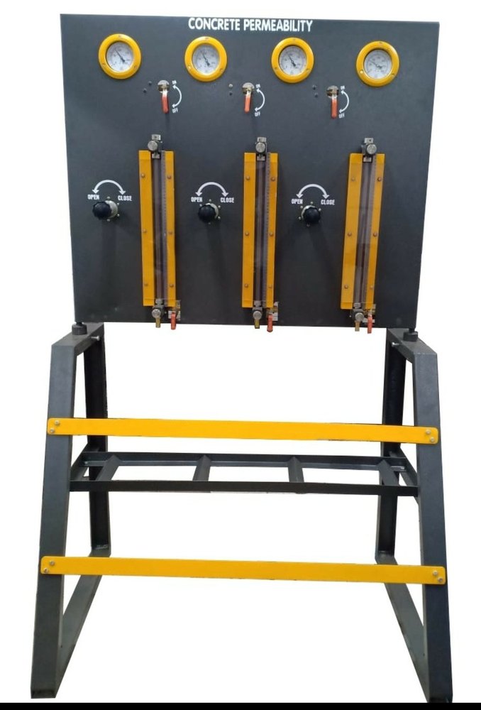 Permeability Apparatus (Three Cell Model), For Concrete Test