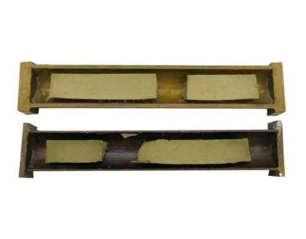 Polished Mild Steel Linear Shrinkage Bar Mould, For Soil Testing