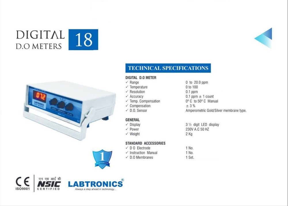 Labtronics Dissolved Oxygen Meters, for Laboratory