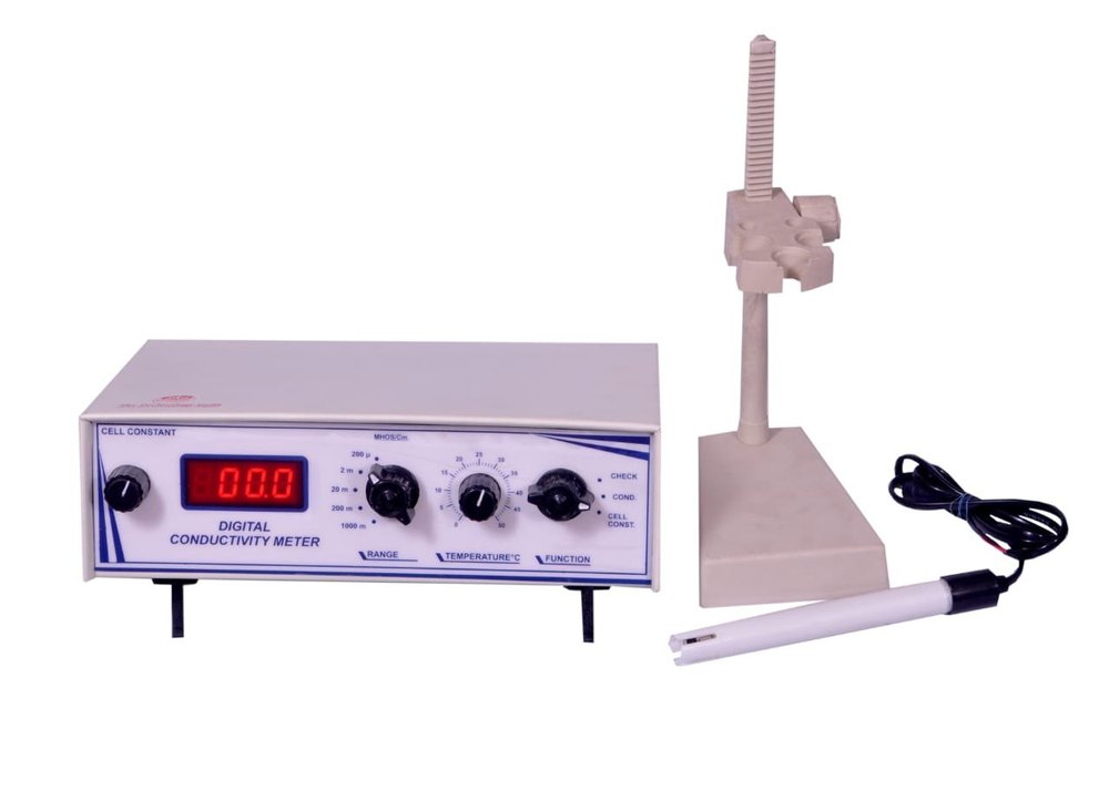 0- 1000 cm In 5 Range Digital Conductivity Meter For Water Testing, For Laboratory, Model Name/Number: Sti 475