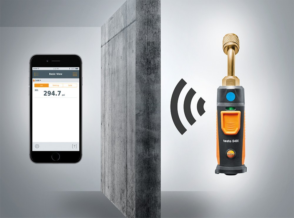 Testo 549i High Pressure Meter with Smartphone Operation, For Industrial