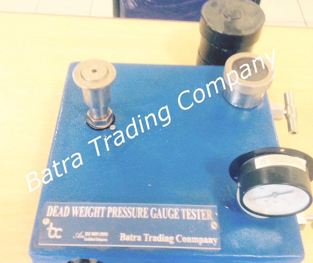 Dead Weight Pressure Gauge Tester
