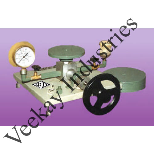 Dead Weight Pressure Gauge Tester