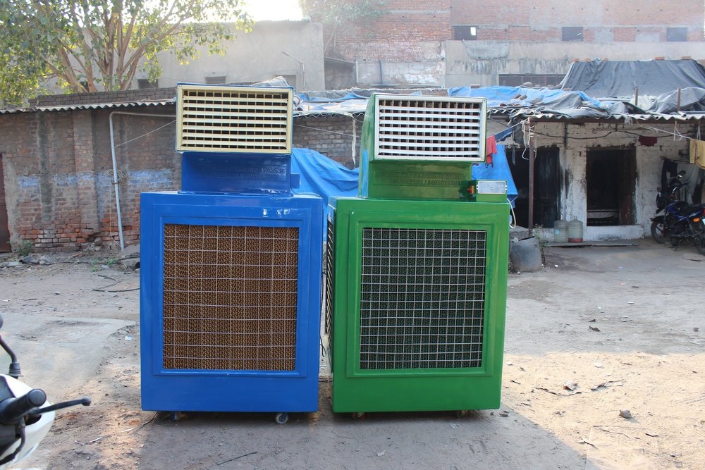 Jumbo Industrial Air Cooler, Country of Origin: India, Material: Fiber body