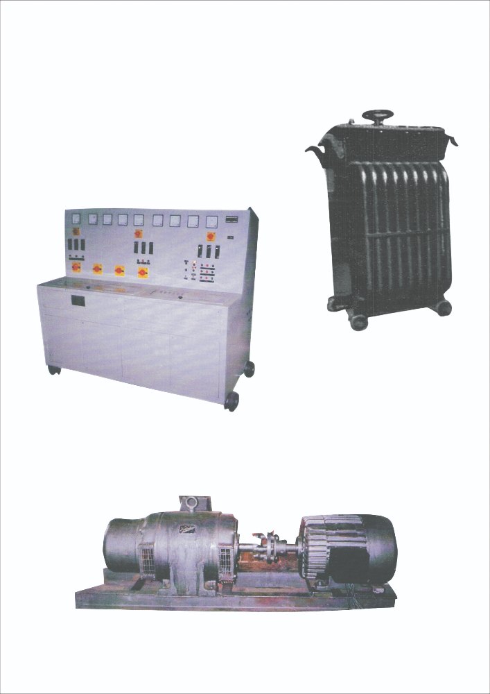 Powder Dynamometer Mild Steel Induced Over Voltage Cum Load No Load Test Bench