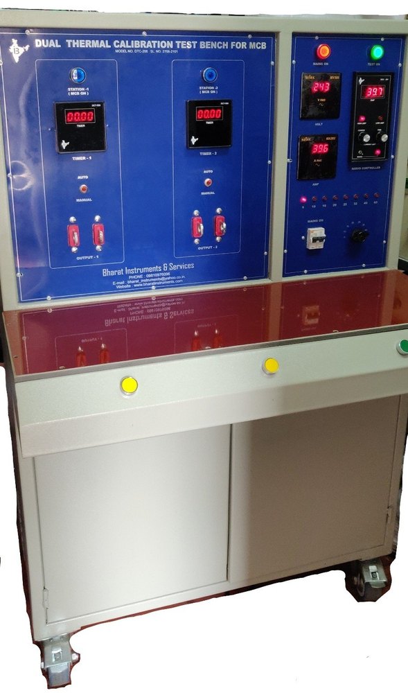 Mild Steel Dual Thermal Calibration Bench For Mcb
