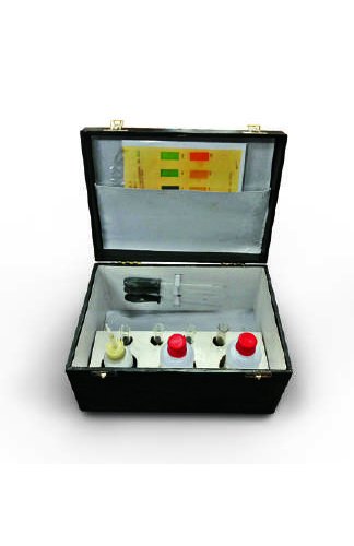 V-Tech Black Acidity Testing Kit, Packaging Type: Box