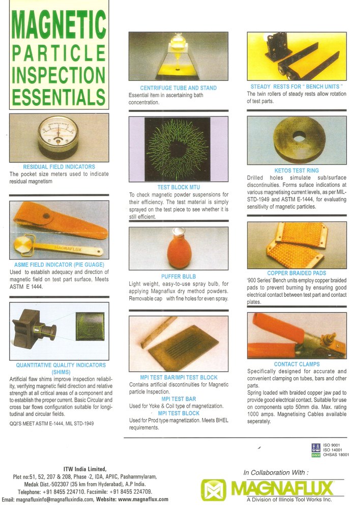 Magnetic Particle Inspection Accessories