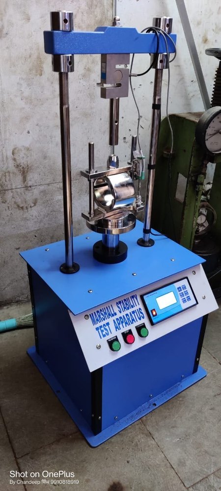 Polished Mild Steel Marshall Stability Test Apparatus Digital, For Industrial, 220v