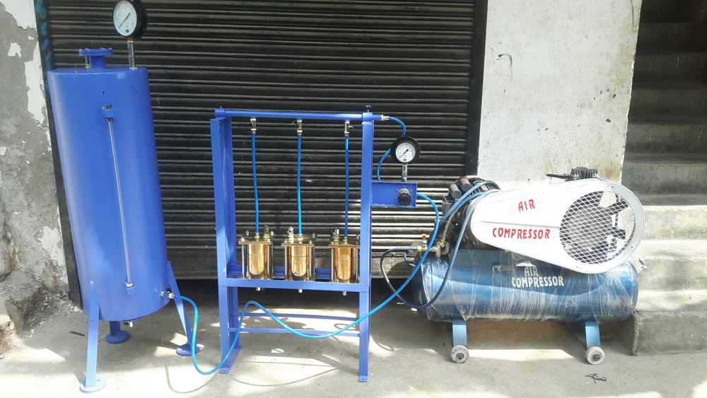 Painted Mild Steel Pozzolana Cement Mortar Permeability Apparatus, For Industrial, 220V