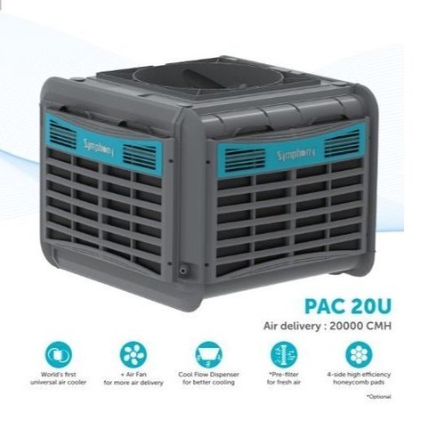 Symphony Ductable Industrial Duct Air Coolers, Material: Plastic, Country of Origin: India