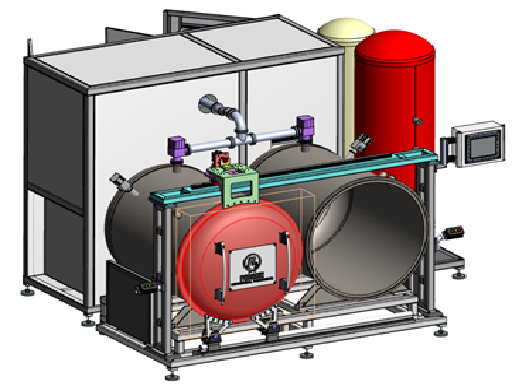 Industrial Helium Leak Testing Machine