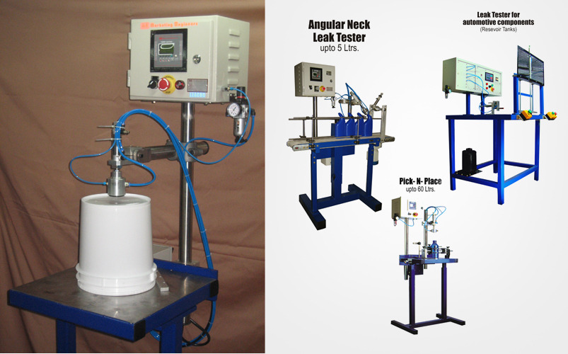 Semi-Automatic Bottle Leak Testing SPM