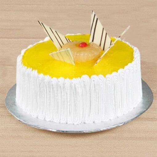 Vanilla Round Delightful Mango Cake, Packaging Size: 10x 10x 5, Weight: 1kg