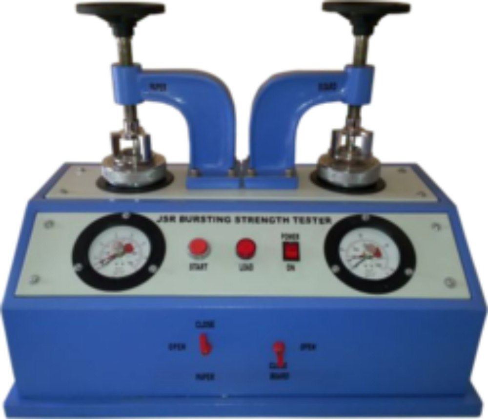 Double Head Digital Bursting Strength Tester, Grade: A1 Grade, 220 V Ac Single Phase