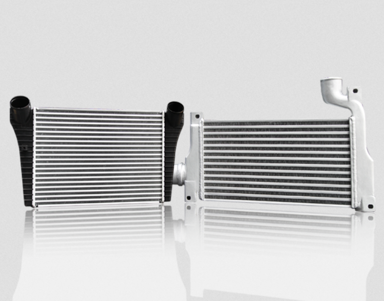 White And Black Charge Air Coolers