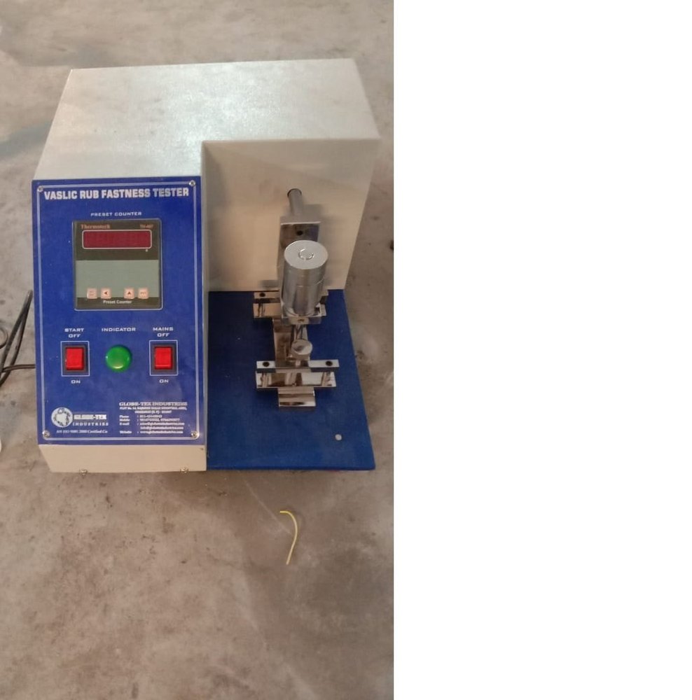 220V Digital Veslic Rub Fastness Tester, Grade: Mild Steel