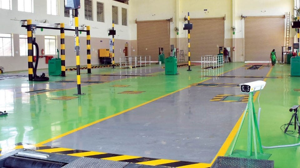 Automated Vehicle fitness testing equipments