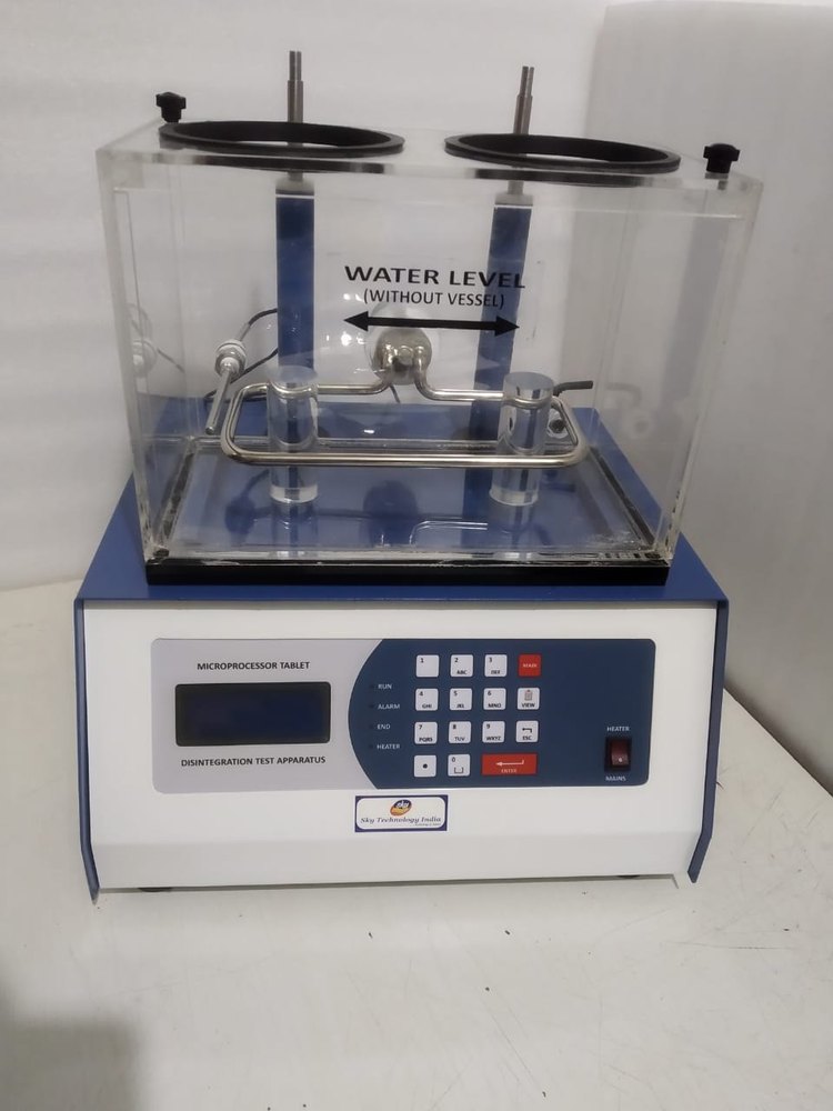 Microprocessor Disintegration Test Apparatus, Model Name/Number: Sky 490, Size: 40*20*25 cm