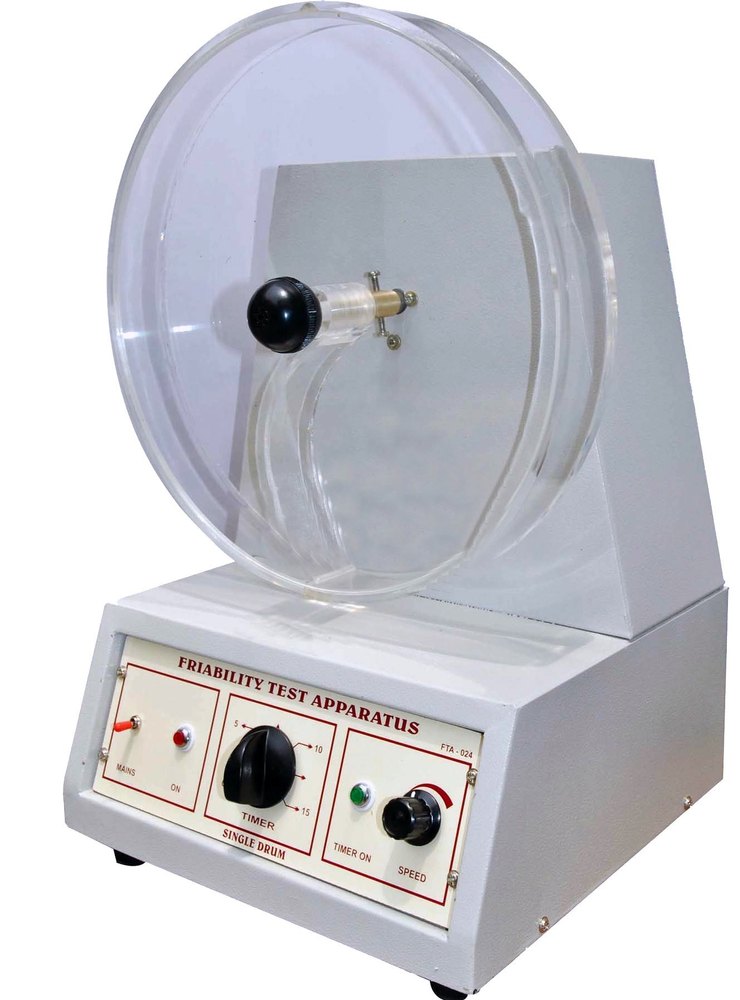50WATT Analog FRIABILITY TEST APPARATUS, For Pharmacy Laboratory, Size: 360*300*340 mm
