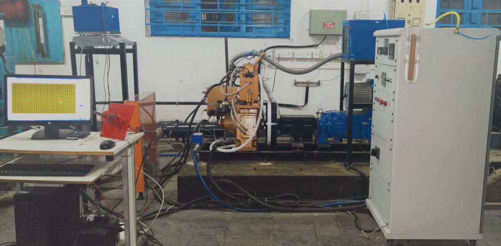 1 Variable Compression Engine Test With Ac Regenrative Dyno., For College Laboratory