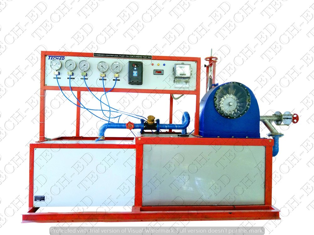 1 Kw Impulse Pelton Wheel Turbine Test Rig
