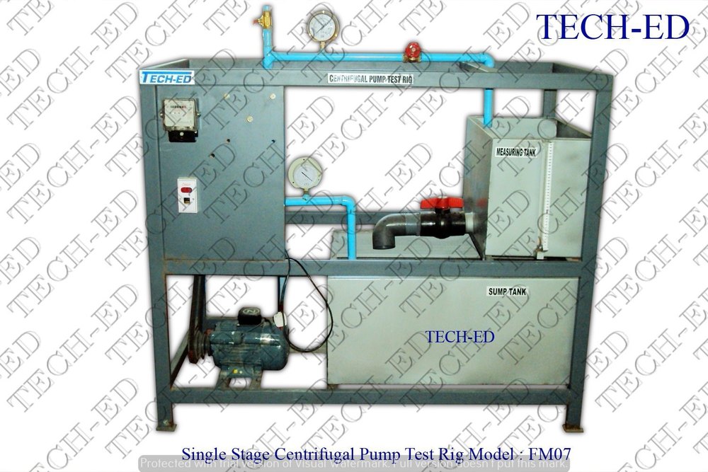 Single Stage Centrifugal Pump Test Rig