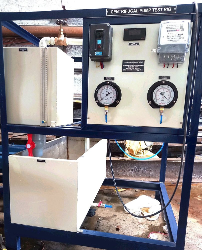 Fm Lab Single Stage Centrifugal Pump Test Rig