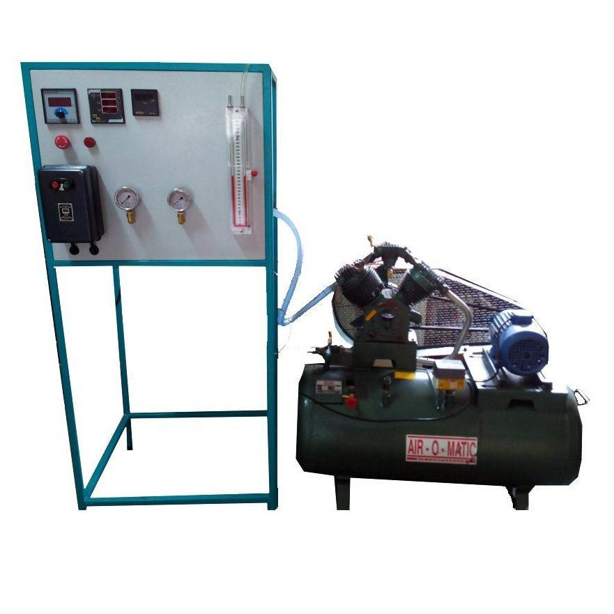 Two Stage Reciprocating Air Compressor Test Rig