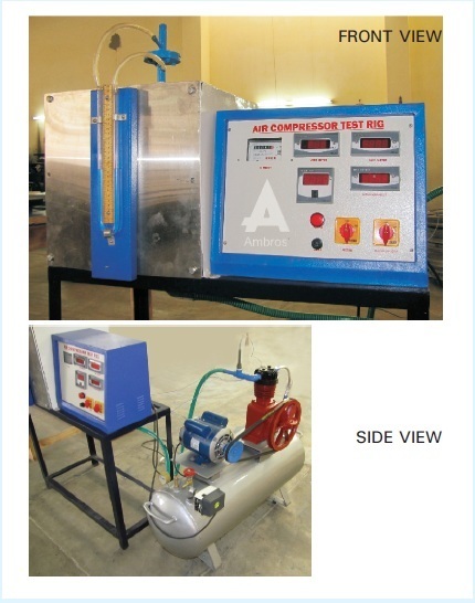Single Stage Air Compressor Test Rig