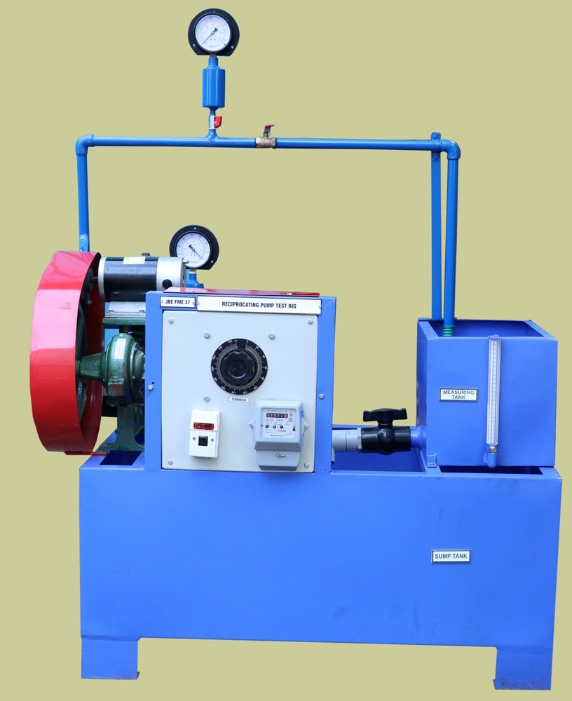 Reciprocating Pump Test Rig, For College Laboratory, EXPERIEMRNTS