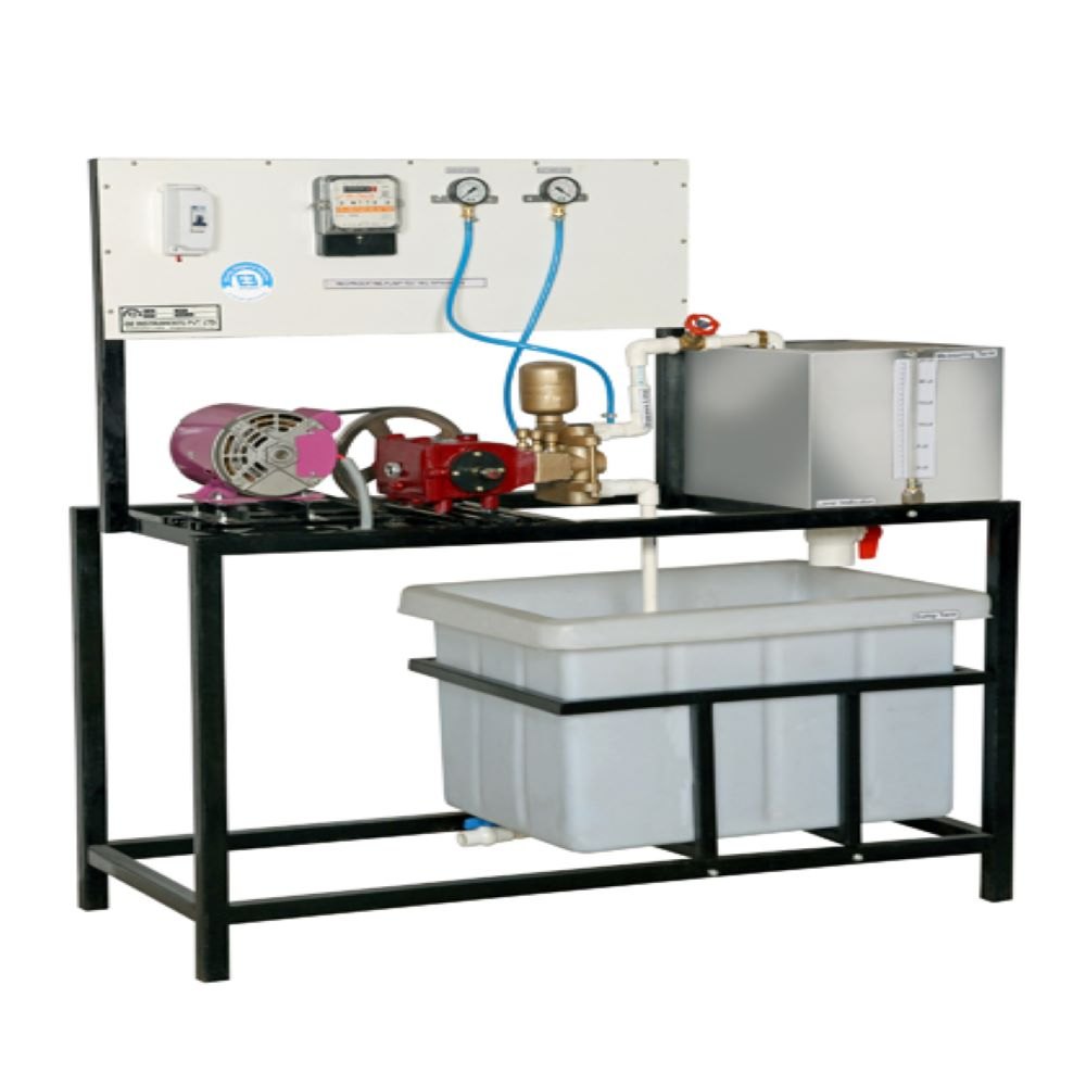 RECIPROCATING PUMP TEST RIG., For Laboratory Equipment