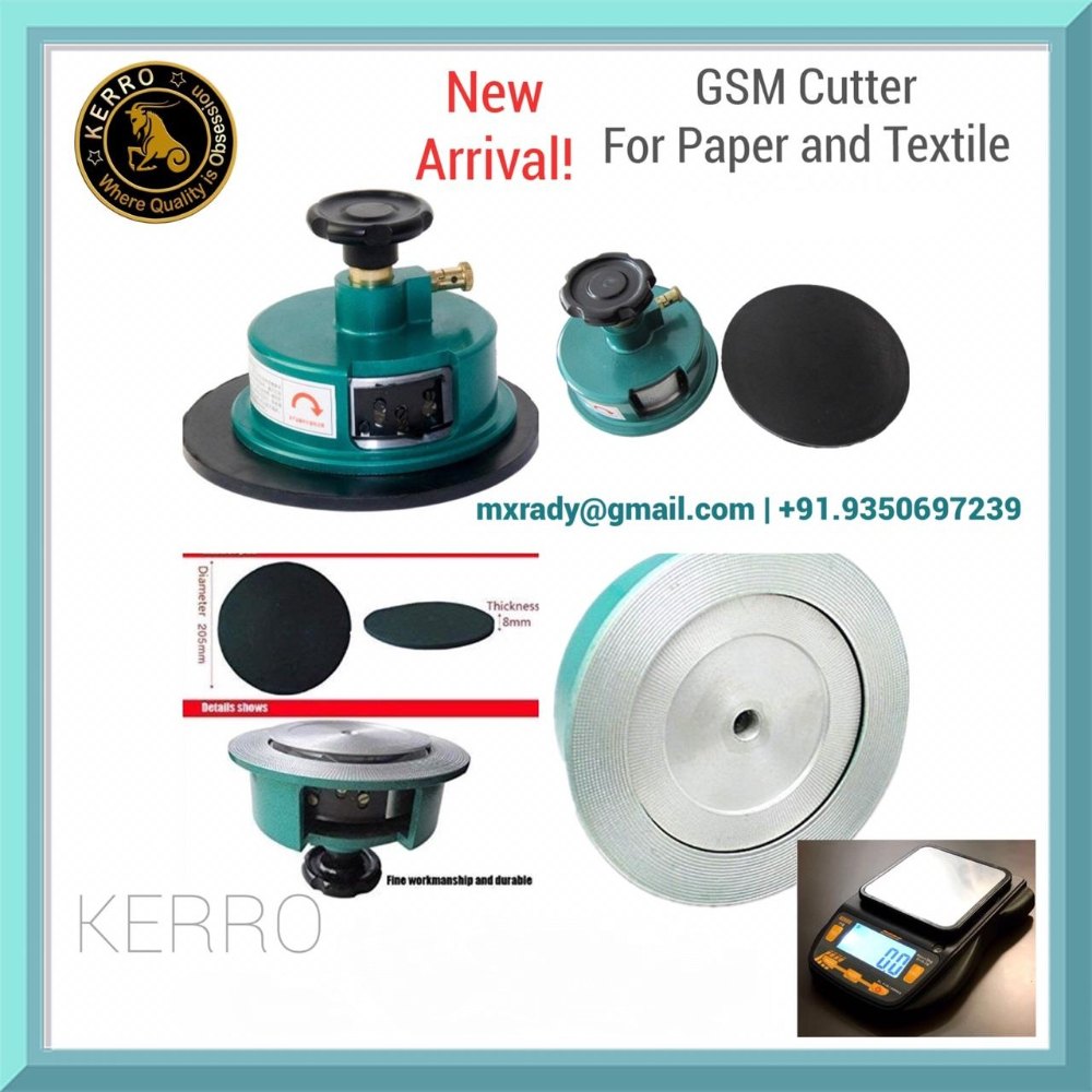 Round Fabric Gsm Testing And Cutter, 125mm