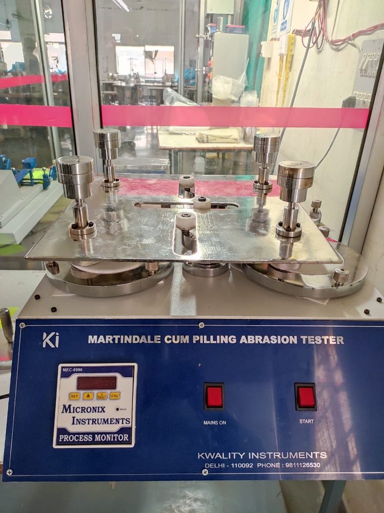 Semi-Automatic Martindale Cum Pilling Abrasion Test App
