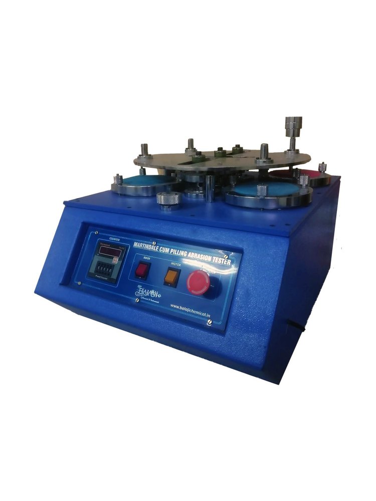 Semi-Automatic Martindale Abrasion Cum Pilling Tester (4 Stations), Model: RS-8306