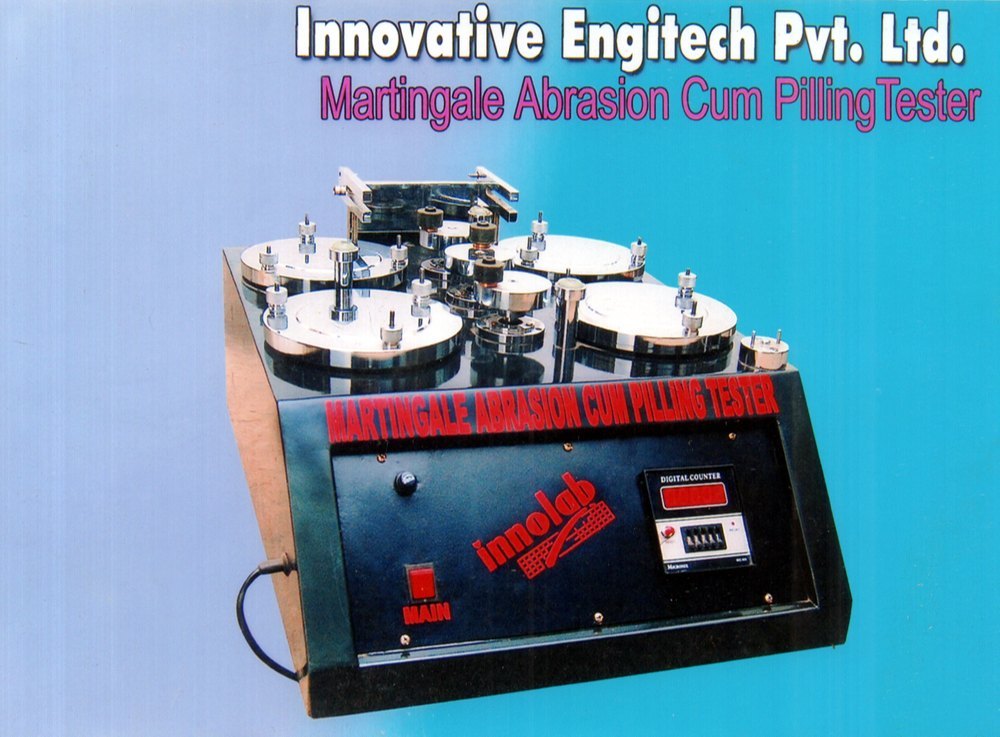 Semi-Automatic Martindale Abrasion Cum Pilling Tester