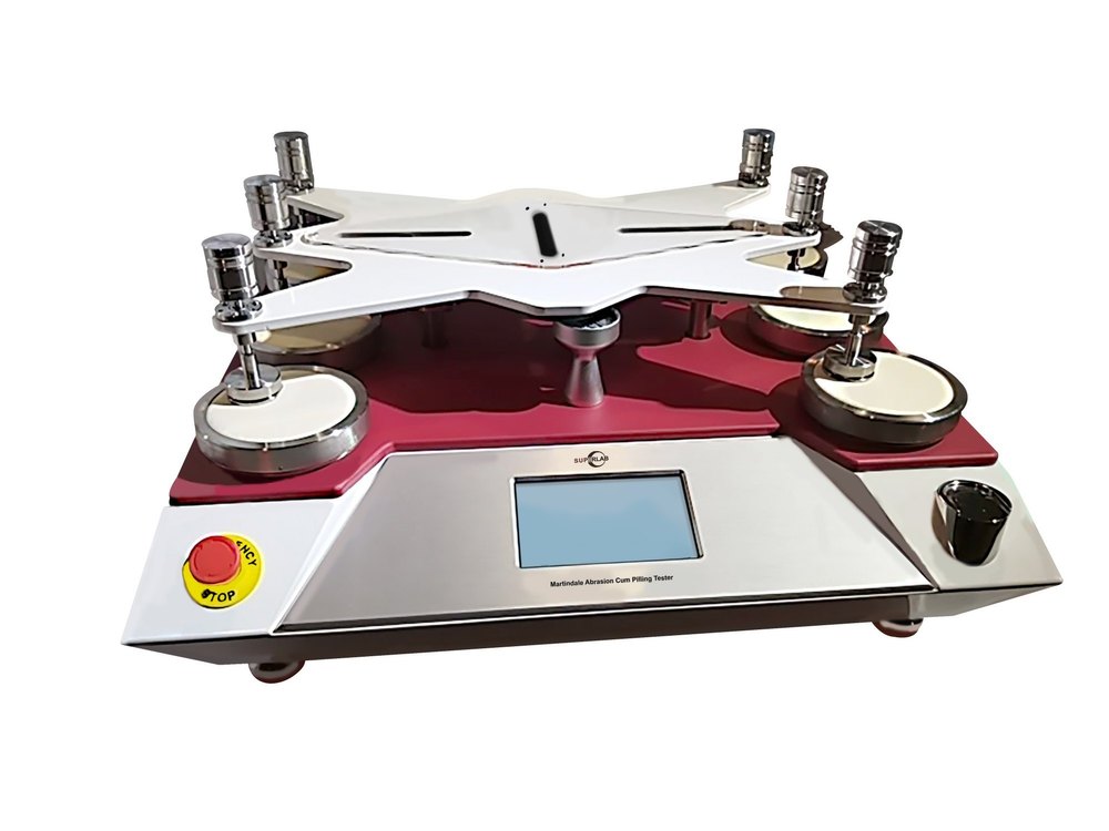 Semi-Automatic 0.5HP Martindale Abrasion Cum Pilling Tester