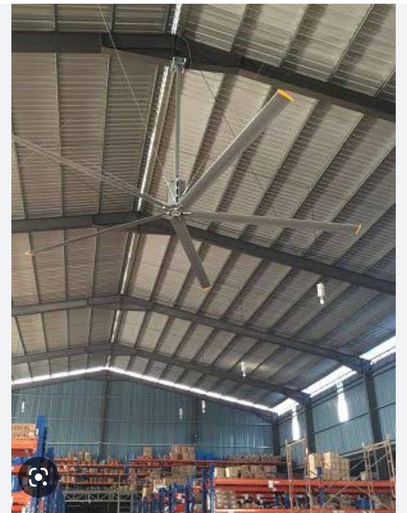 Blades: Three Five 10 Ft 16 Ft 24 Ft Hvls Industrial Ceiling Fan