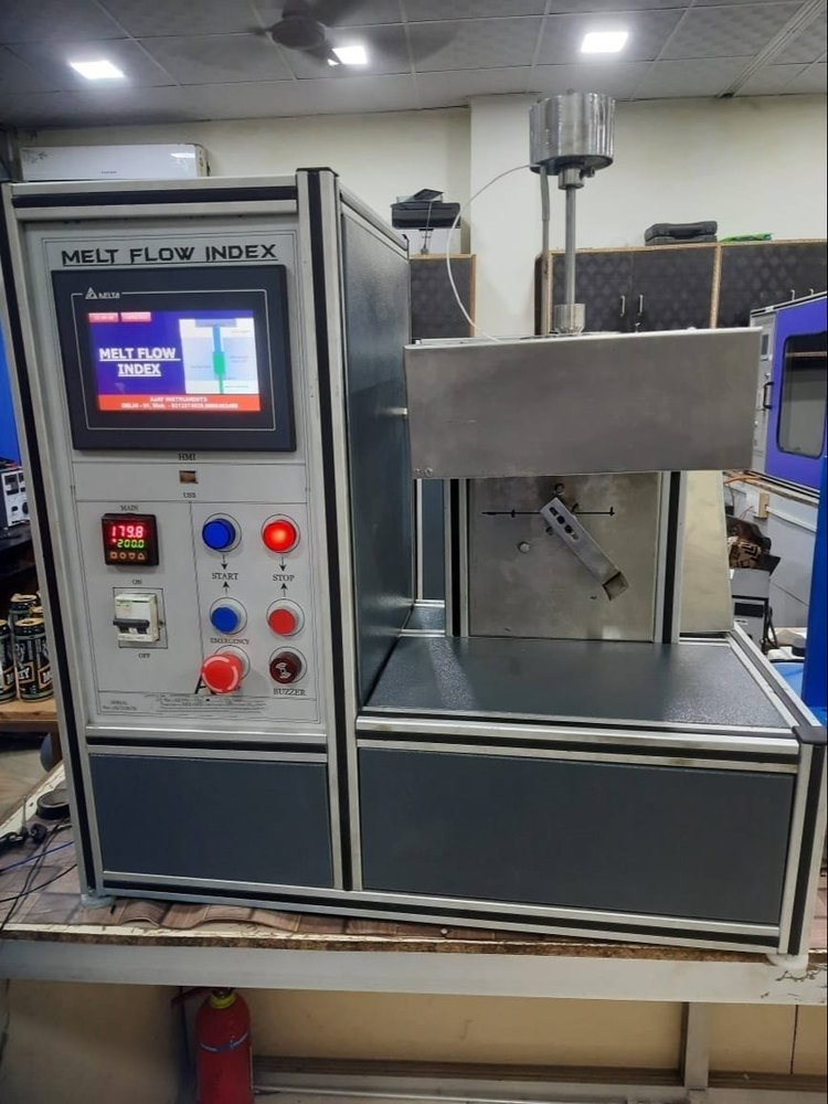 Mild Steel Ambient To 400 Degree C HMI BASED MELT FLOW INDEX, For Plastic