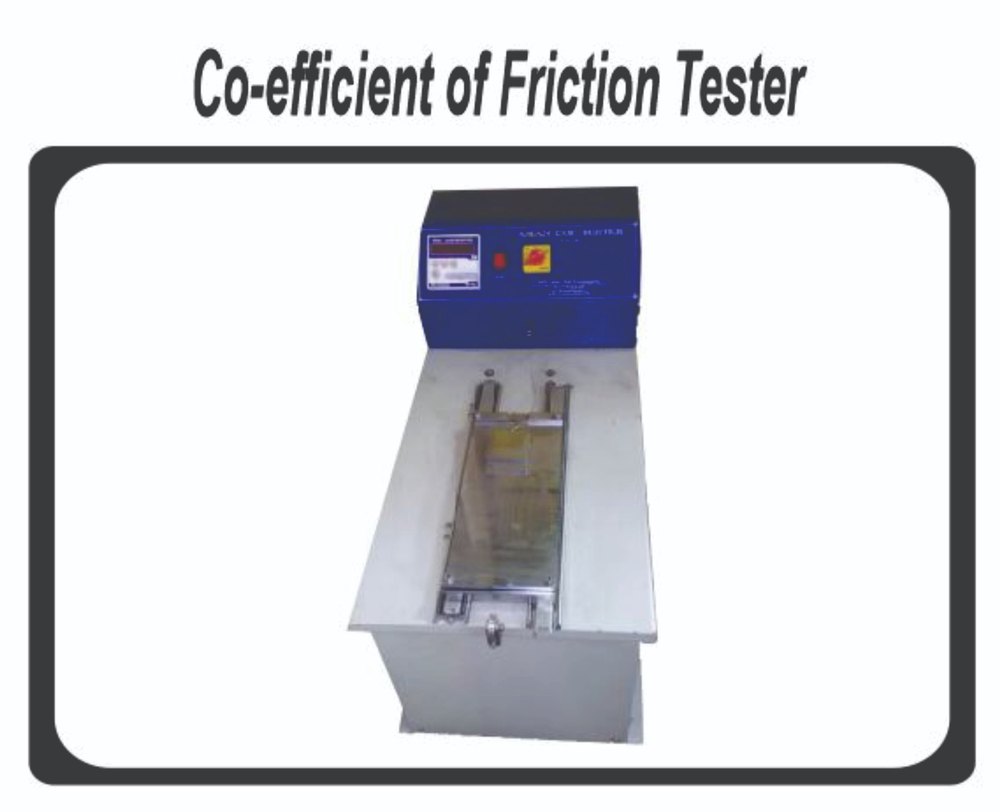 Mild Steel Coefficient Of Friction Tester, For Laboratory Use, 220 V