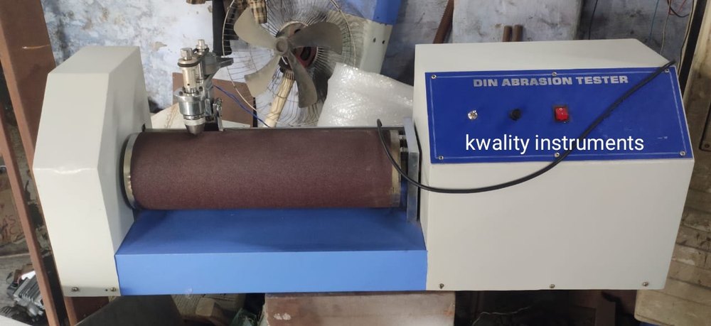 Leather Testng Equipment Blue Din Abrasion Test Appratus, Size: Standard
